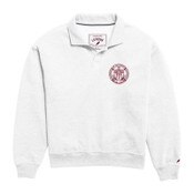 USC Trojans Women's League White Seal Victory Springs Collar Top